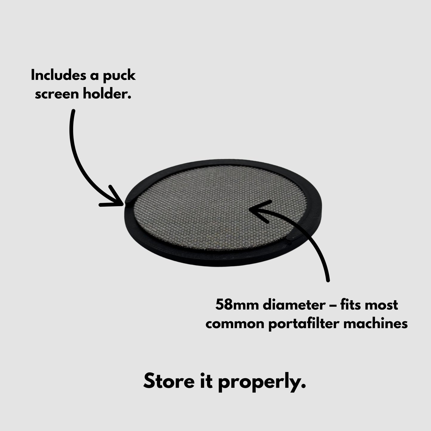 58mm Pucksieb
